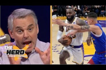 THE HERD | Colin reacts to Lakers fall to Nuggets for 8th straight lose in LeBron historic night