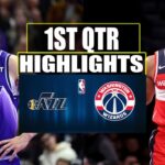 Utah Jazz vs Washington Wizards 1ST QTR Game Highlights | March 4 | 2024 NBA Season