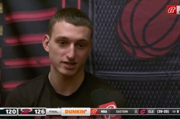 Nikola Jovic PostGame Interview | Utah Jazz vs Miami Heat