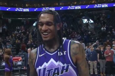 Jordan Clarkson PostGame Interview | Washington Wizards vs Utah Jazz