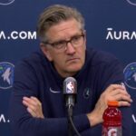 Wolves' Finch discusses Gobert's big night in win over Portland