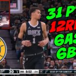 Victor Wembanyama vs Indiana Pacers Reaction 🤯 (Wemby 31 PTS, 12 REB, 6 AST, 6 BLK)