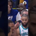 Les calls Grant a Bi**** #warriors #hornets #grantwilliams #lesterquinones