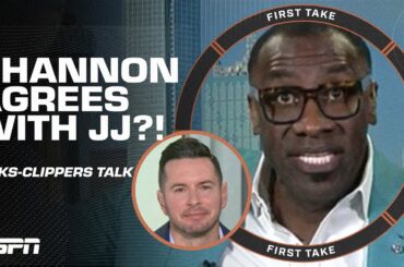 Shannon Sharpe AGREES with JJ Redick 'for the 1st time in First Take HISTORY' ⁉️🤯