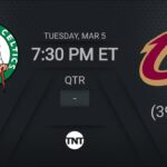 Boston Celtics @ Cleveland Cavaliers | NBA on TNT Live Scoreboard
