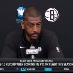 Interim Head Coach Kevin Ollie after the Nets' fall to Grizzlies