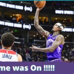 Jordan Clarkson you ride the awesome and live with it when the flame is dead