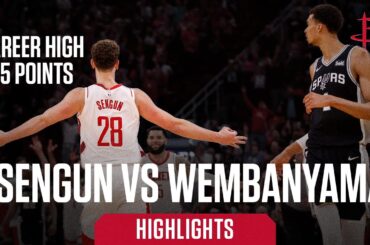 Career High 45 Points for Alperen Sengun | Houston Rockets