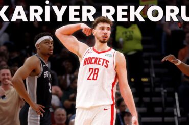 YENİ KARİYER REKORU 🔥 Alperen Şengün vs San Antonio Spurs 💪 | 5 Mart 2024