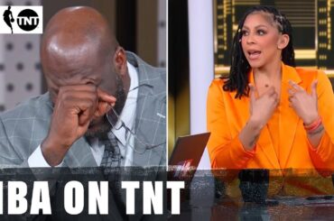Shaq's Reaction To Being Left Off Of Candace's All-Time List Is Pure Comedy 😂😭 | NBA on TNT
