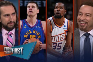 Suns win, KD scores 35, Nuggets suffer ‘worst’ loss, Jokic tops MVP odds | NBA | FIRST THINGS FIRST