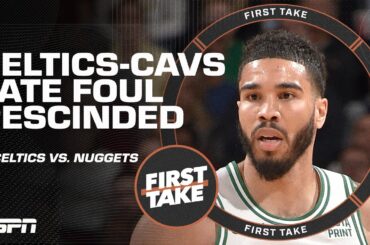 JJ Redick AGREES with refs rescinding Celtics-Cavs late-game foul call on Jayson Tatum | First Take
