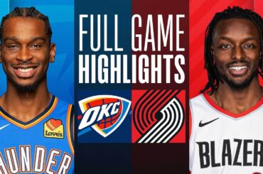 THUNDER at TRAIL BLAZERS | FULL GAME HIGHLIGHTS | March 6, 2024