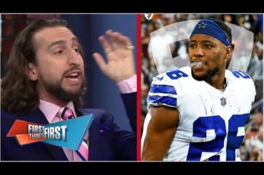FIRST THINGS FIRST | Nick Wright BREAKING Cowboys could explore Saquon Barkley as Giants decline Tag