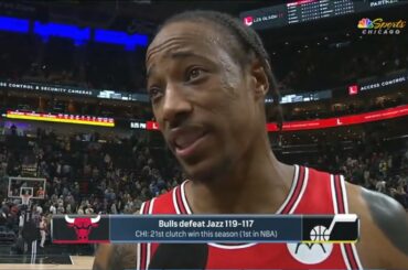 Demar DeRozan PostGame Interview | Chicago Bulls vs Utah Jazz