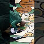Respect for Pierce & KG for doing this on Celtics Logo ♥️☘️ #shorts