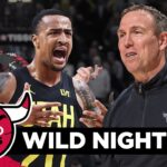 REACTION: John Collins tries to fight Chicago Bulls assistant coach Chris Fleming | CHGO Bulls