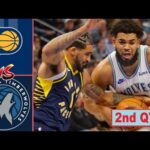 Indiana Pacers vs Minnesota Timberwolves Full Highlights 2nd QTR - P2 | Mar 7 | NBA Season 2023-2024
