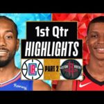 LA Clippers vs Houston Rockets 1st QTR - PART 2 Highlights | Mar 6 | 2024 NBA Regular Season