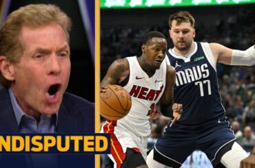 UNDISPUTED | Skip react to Luka records 5th consecutive 30 Pts triple-double in Mavs' win over Heat
