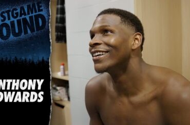 "That Was My Best Play Ever." | Anthony Edwards Postgame Sound | 03.07.24