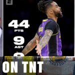 No LeBron, No Problem - Inside the NBA react to DLo TAKES OVER 44 Pts as Lakers beat Bucks, 123-122