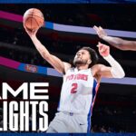 GAME HIGHLIGHTS: Pistons Win vs. Brooklyn