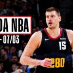 Nikola Jokic BRILHA em vitória dos Nuggets contra os Celtics - Rodada NBA 07/03