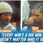 Josh Hart and Jalen Brunson comment on Knicks beating Magic for first time this season | SNY