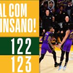 FINAL COM TOCO ABSURDO! Os minutos finais de Lakers x Bucks