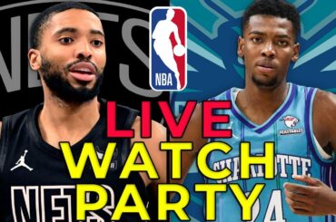 🔴 Brooklyn Nets at Charlotte Hornets Live Stream Watch Party