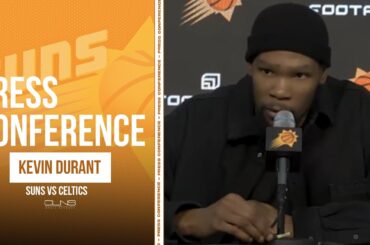 Kevin Durant Praises Celtics Strategy vs Suns | Postgame Interview