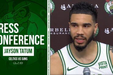 Jayson Tatum on Asking to Play WHOLE 2nd Half | Celtics vs Suns Postgame