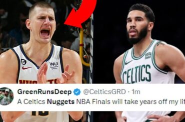 NBA FANS REACT TO DENVER NUGGETS BEATING BOSTON CELTICS | NUGGETS VS CELTICS REACTIONS