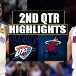 Oklahoma City Thunder VS Miami Heat 2ND QTR Game Highlights | March 08 | 2024 NBA Season