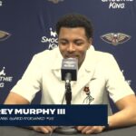 Trey Murphy III on offensive turnaround, Herb Jones | Pelicans at Hawks Postgame Interview 3/10/24