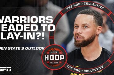 Will the Warriors escape the Play-In Tournament? 🤔 | The Hoop Collective