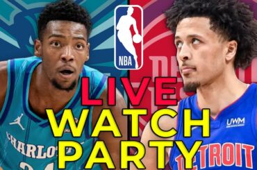 🔴 Charlotte Hornets at Detroit Pistons Live Stream Watch Party
