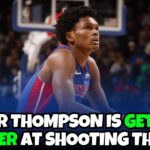 Ausar Thompson is quietly developing his three-point shot | Do the Pistons have a rising star?