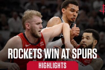 Highlights: Rockets Defeat Spurs 3/12/24 | Houston Rockets