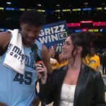 GG Jackson II Walk Off Interview | Wizards vs. Grizzlies
