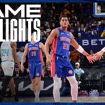 GAME HIGHLIGHTS: Pistons Win vs Charlotte at Home