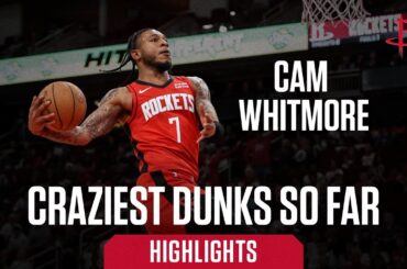 Cam Whitmore Craziest Dunks So Far | Houston Rockets