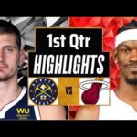 Denver Nuggets vs Miami Heat Full Highlights 1st QTR | Mar 13 | 2024 NBA Regular Season