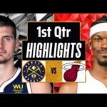 Denver Nuggets vs Miami Heat Full Highlights 1st QTR | Mar 13 | 2024 NBA Regular Season