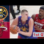 Denver Nuggets vs Miami Heat Full Highlights 1st QTR - P1 | Mar 13 | NBA Season 2023-2024