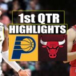 Indiana Pacers vs Chicago Bulls 1st  Highlights | March 13 | 2024 NBA Season