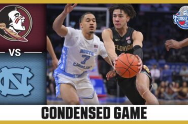 Florida State vs. North Carolina Condensed Game | 2024 ACC Men’s Basketball Tournament