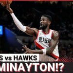 Portland Trail Blazers Hold Off Atlanta Hawks Thanks to Deandre Dominayton & Clutch Hustle Plays