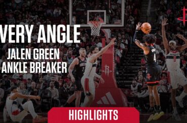 Every Angle-Jalen Green Ankle Breaker vs WAS | Houston Rockets